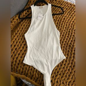 White Free People Bodysuit size M